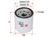 TOYOT 15601BZ030 Oil Filter